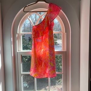 Lilly Pulitzer one shoulder dress